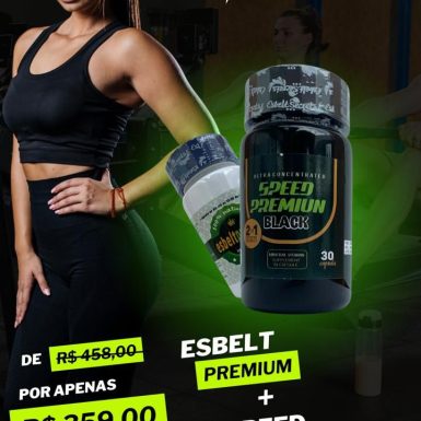 COMBO PROMOCIONAL : 1 ESBELT PREMIUM + 1 SPEED PREMIUM BLACK