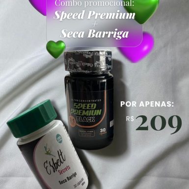 COMBO PROMOCIONAL : 1 SPEED PREMIUM BLACK + 1 SECA BARRIGA