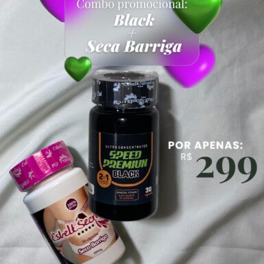 COMBO PROMOCIONAL : 1  BLACK  EXTRA FORTE + 1 SECA BARRIGA