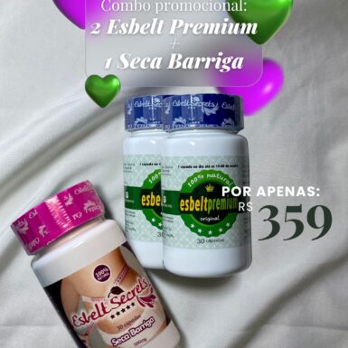 COMBO: 2 ESBELT PREMIUM + 1 SECA BARRIGA